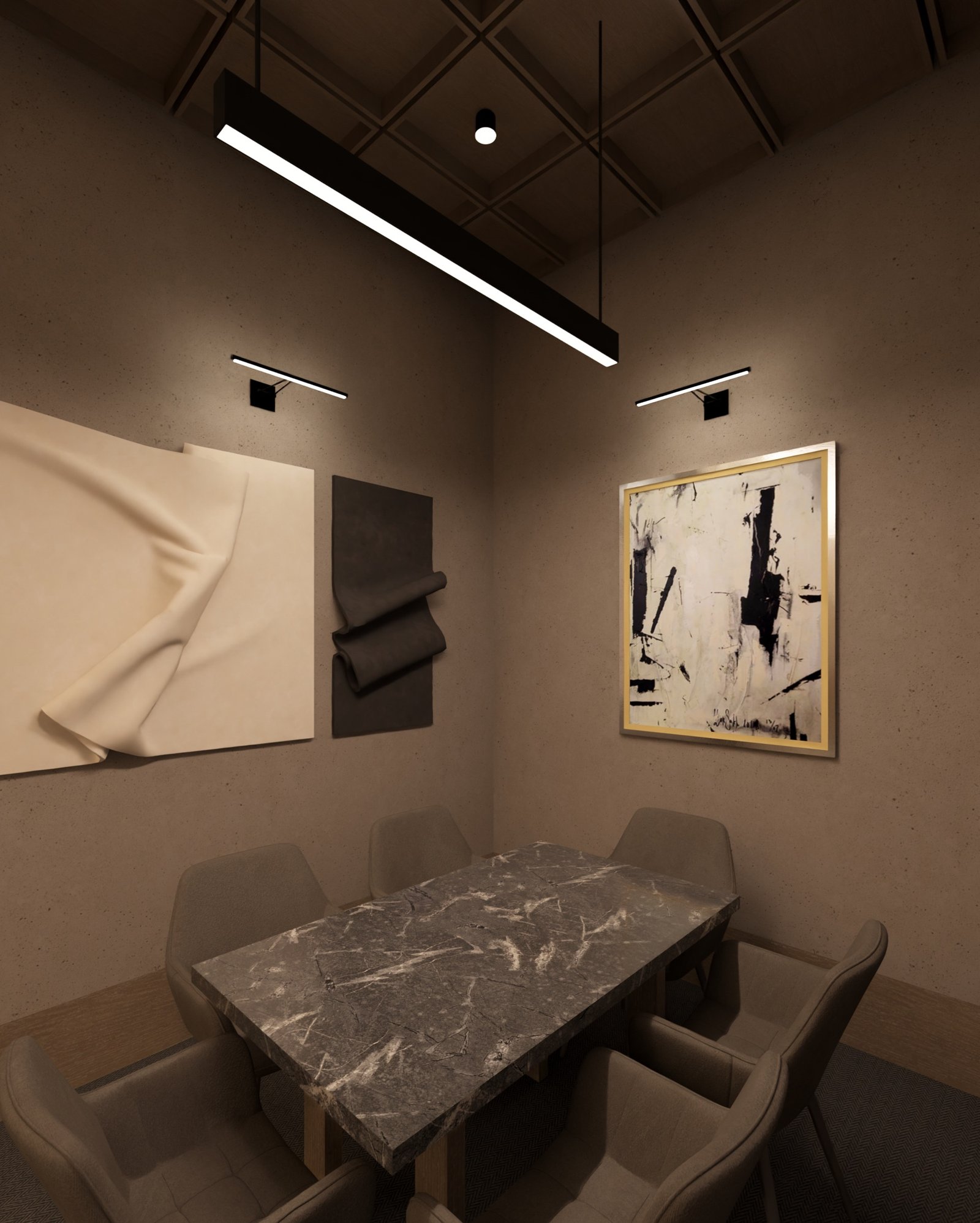 Sala privada de atención de Toribio Abogados en Santa Fe